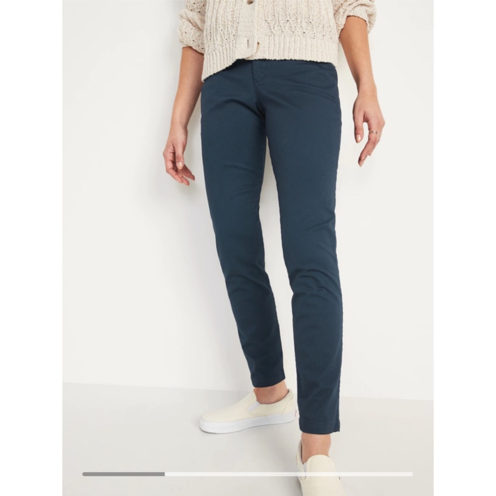 Navy Blur Chino Pants